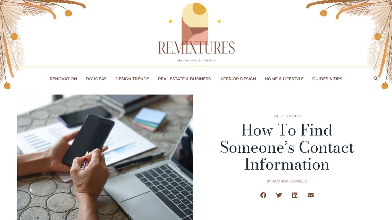 How To Find Someone's Contact Information - Remixtures